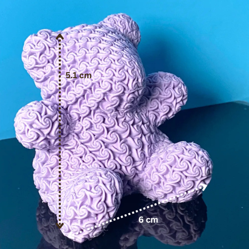 3D Rose Teddy Mould MB010