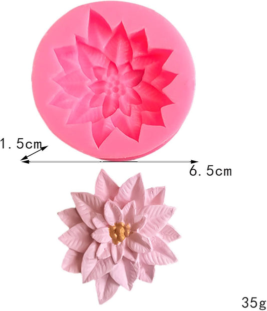 Flower Holly Leaf Mould MB068