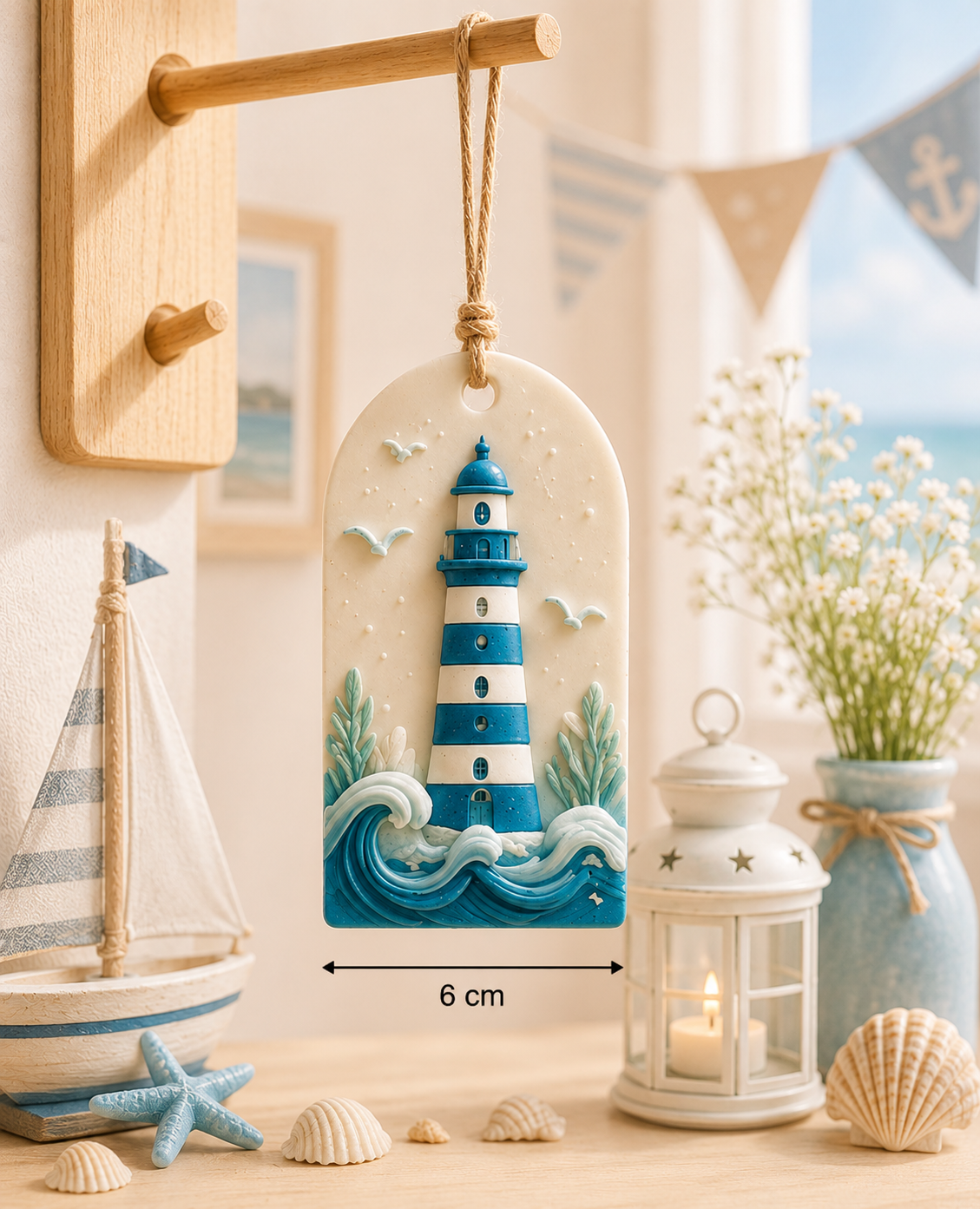 Ocean Beacon Lighthouse Wax Sachet Mold WM032