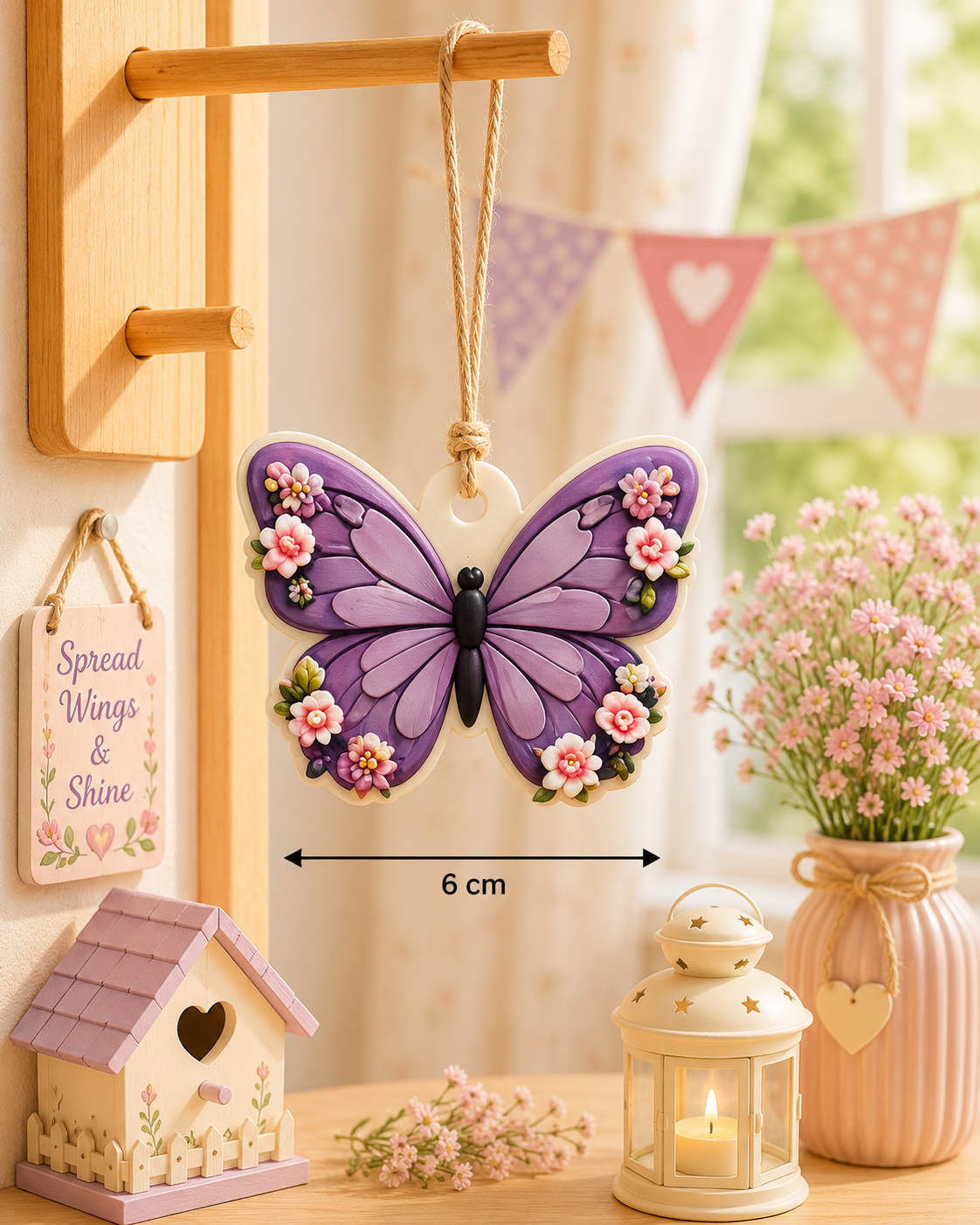 Butterfly Blossom Wax Sachet Mold WM038