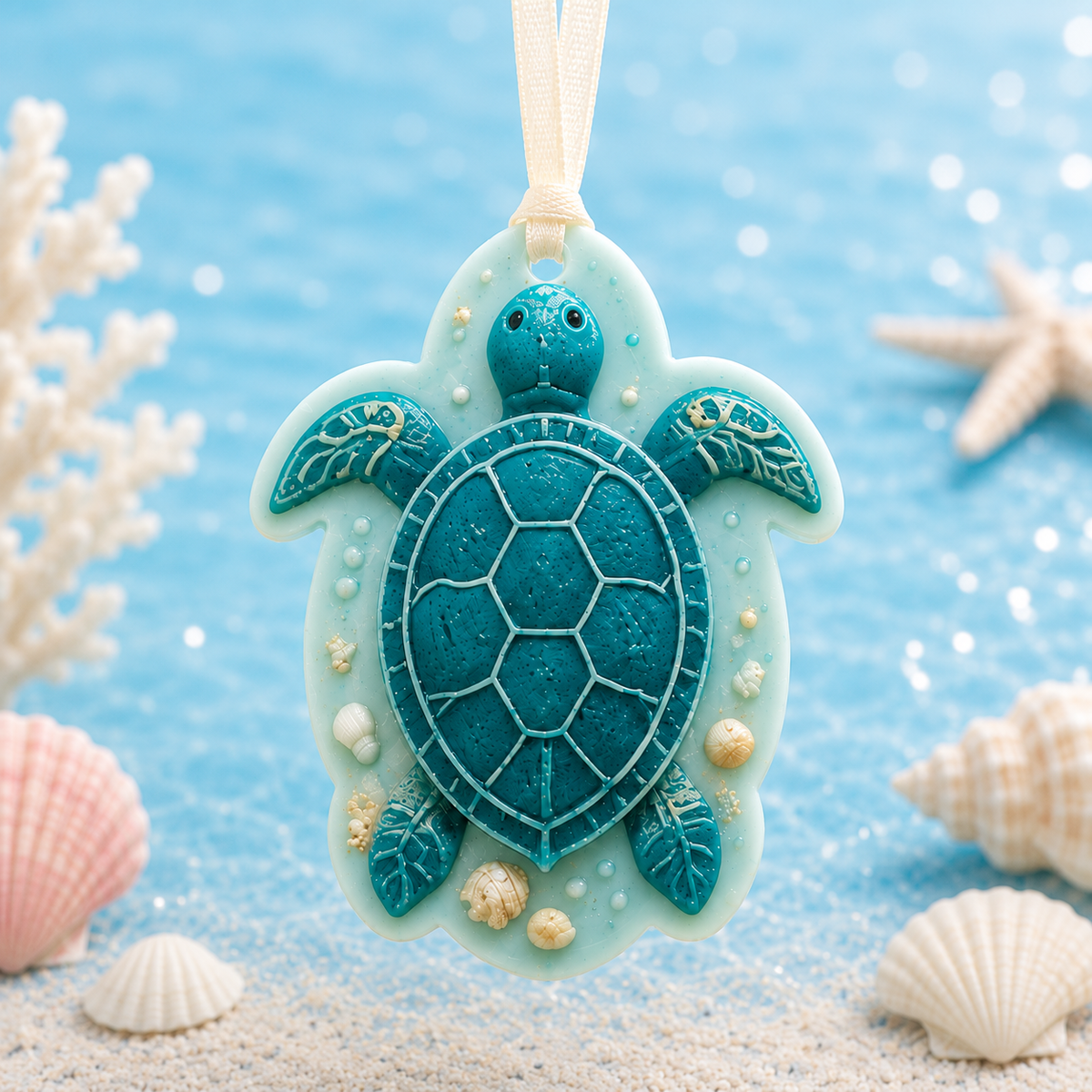Ocean Treasure Turtle Wax Sachet Mold WM020