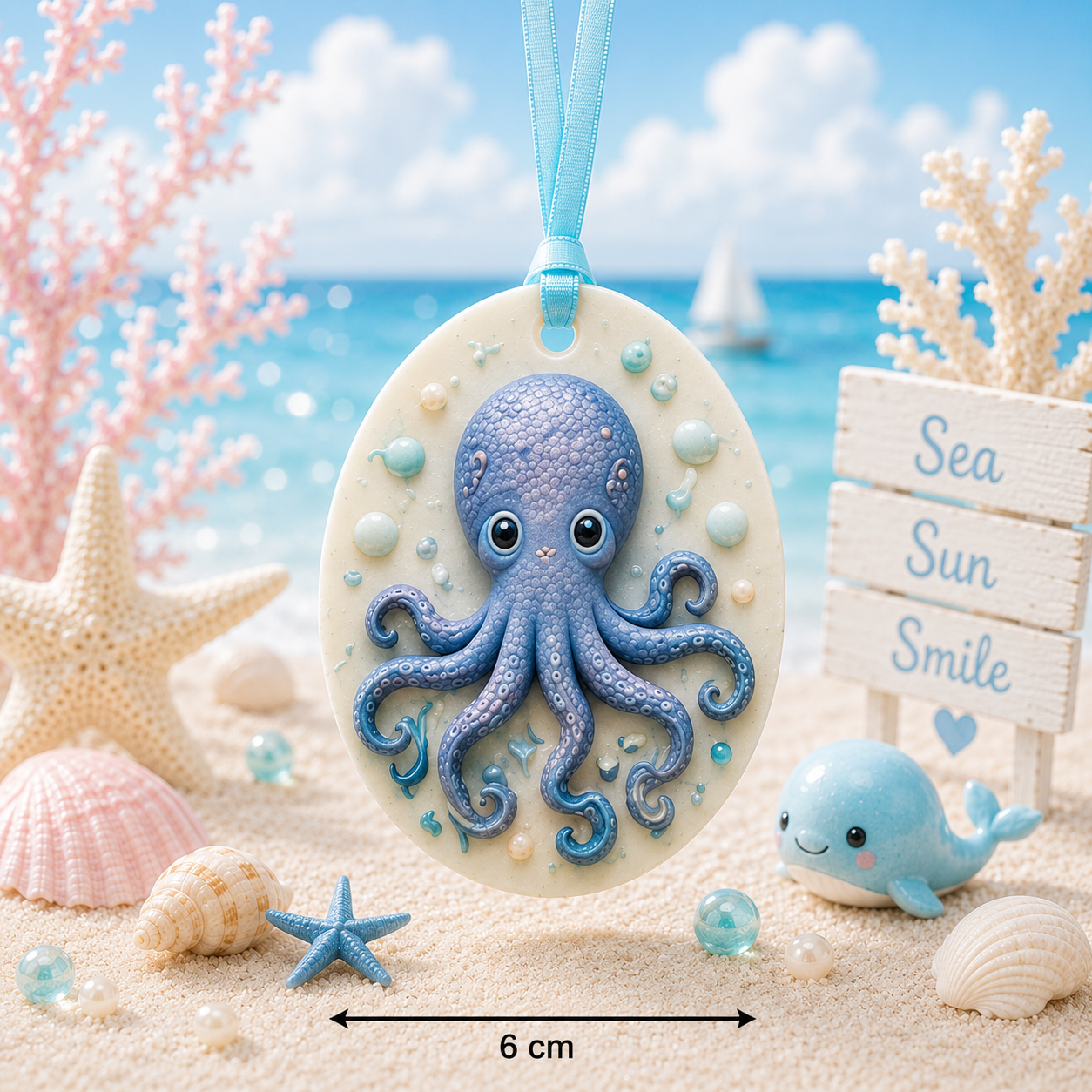 Ocean Buddy Octopus Wax Sachet Mold WM025