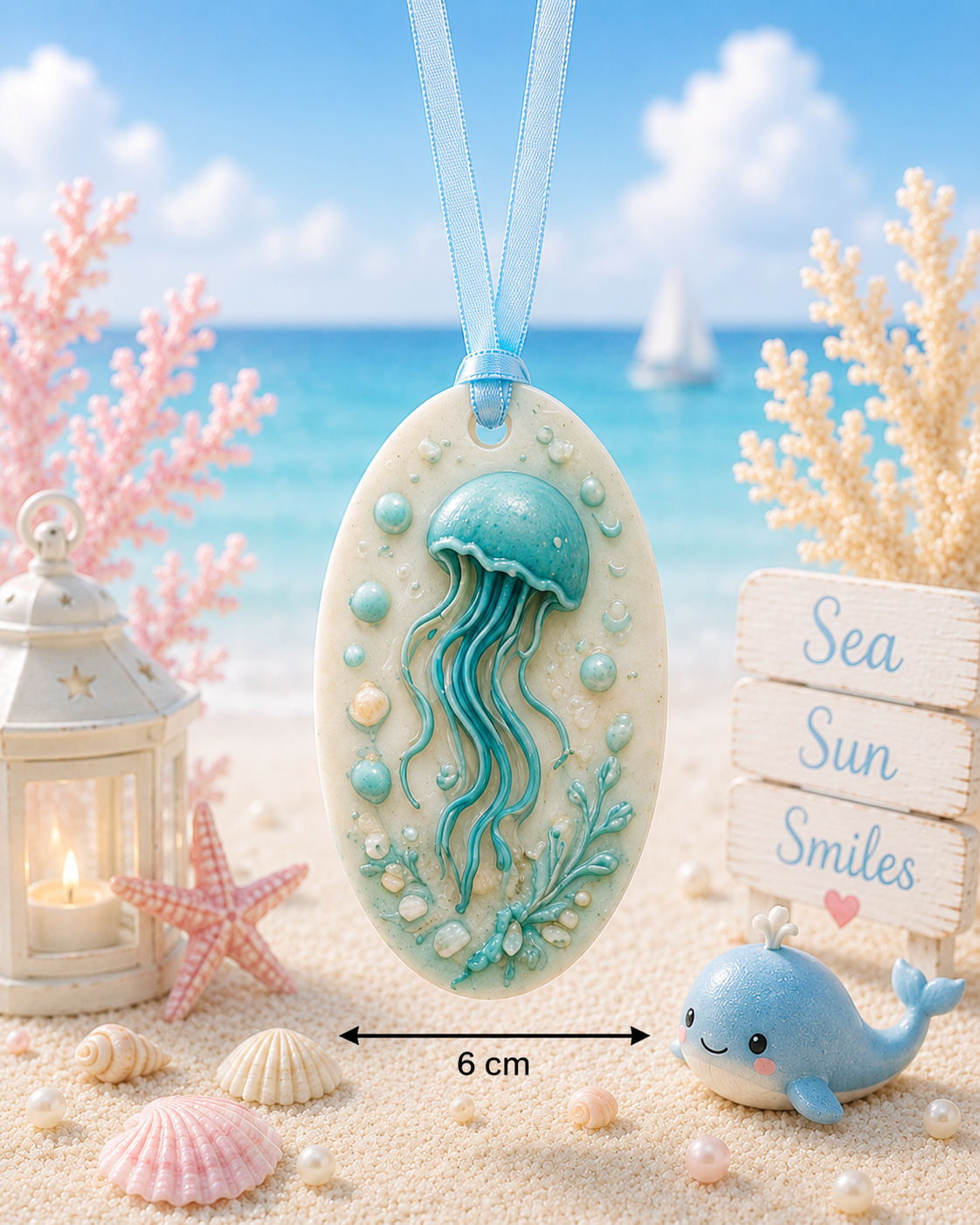 Ocean Glow Jellyfish Wax Sachet Mold WM027