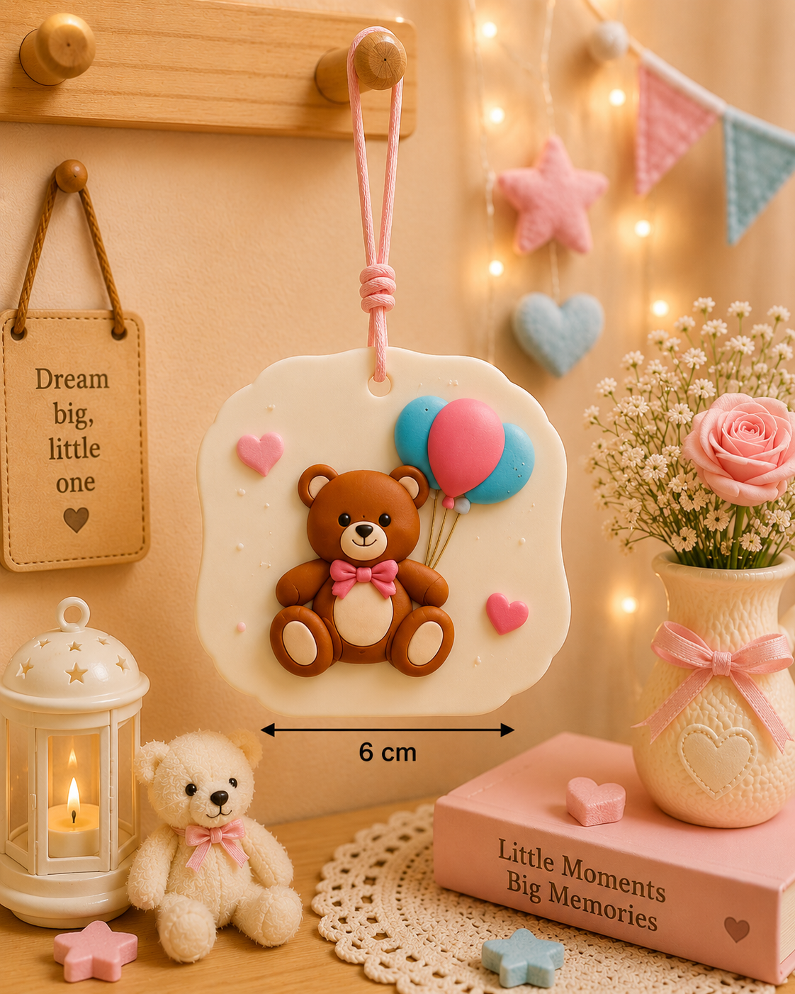 Sweet Teddy Dreams Wax Sachet Mold WM059