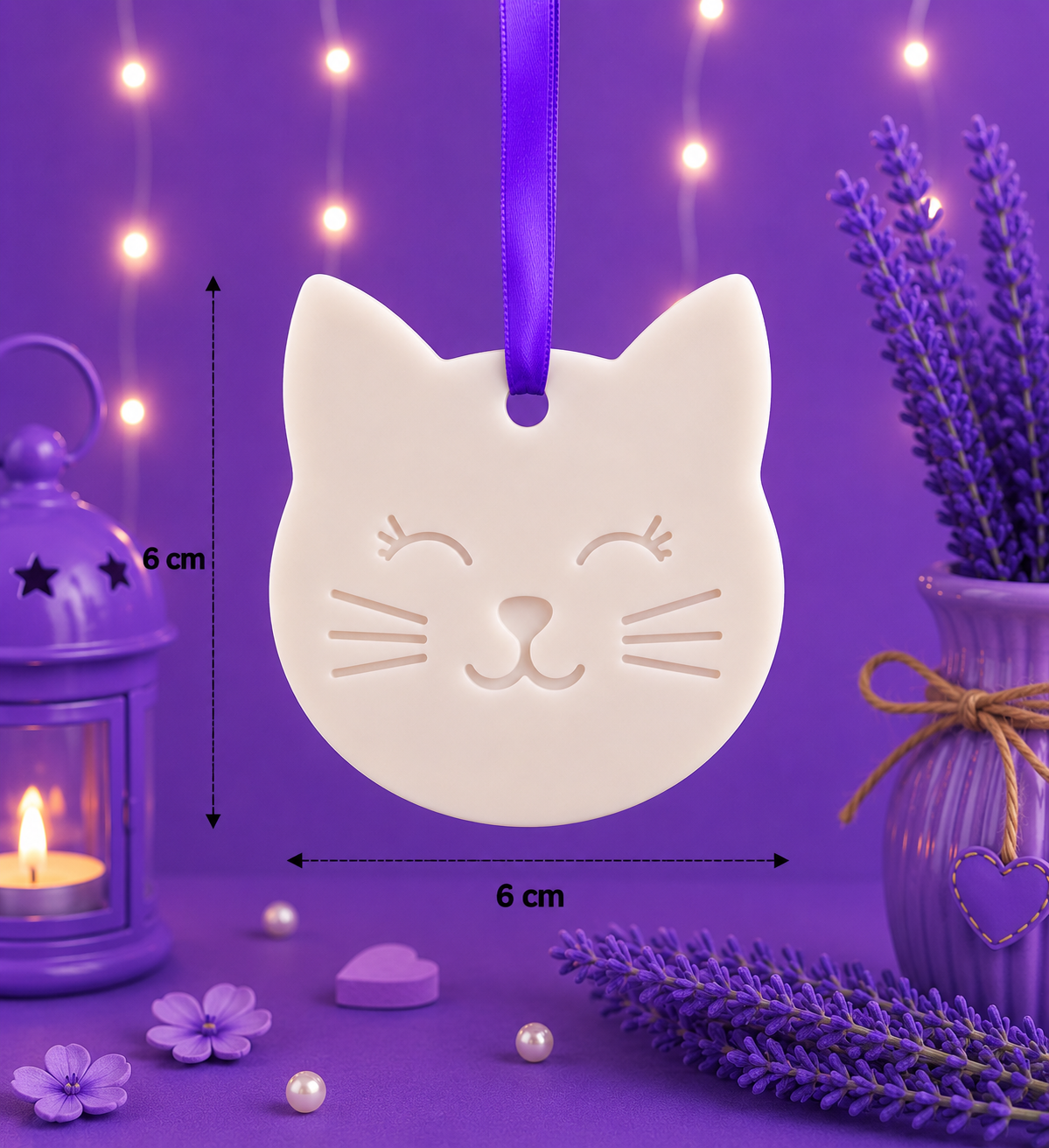 Cat Shape Wax Sachet Mold WM076
