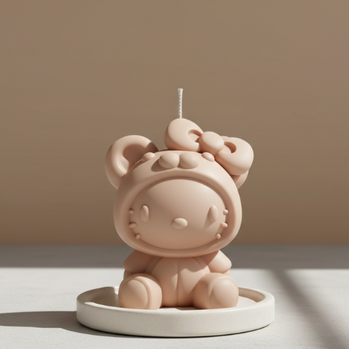 Kitty Bear Candle Mould MB057