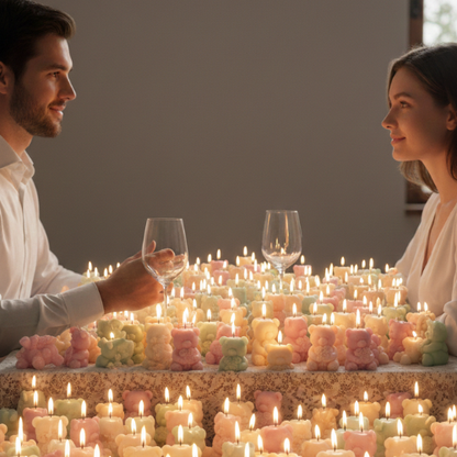 Rose Hand Teddy Mold MB061