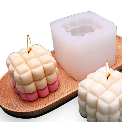 Cube Candle Silicon Mould MB011