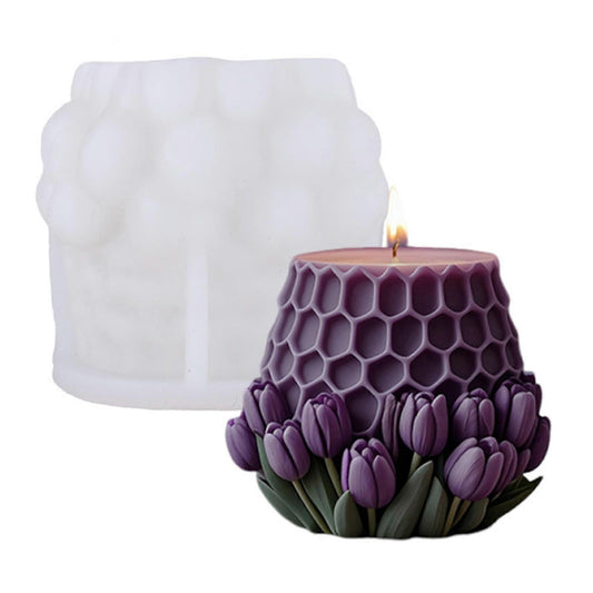 Big ulip Candle Silicone Mold MB113