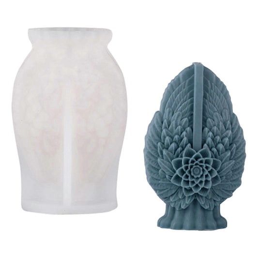 3D Angel Wings Flower Silicone Mold MB111