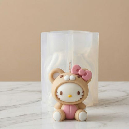 Kitty Bear Candle Mould MB057