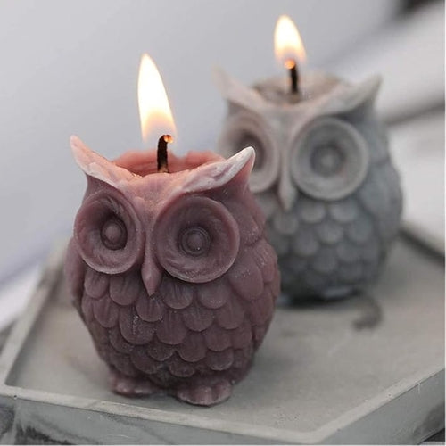 Owl Candle Silicon Mould MB010
