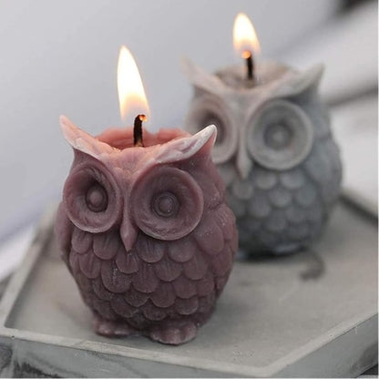 Owl Candle Silicon Mould MB010