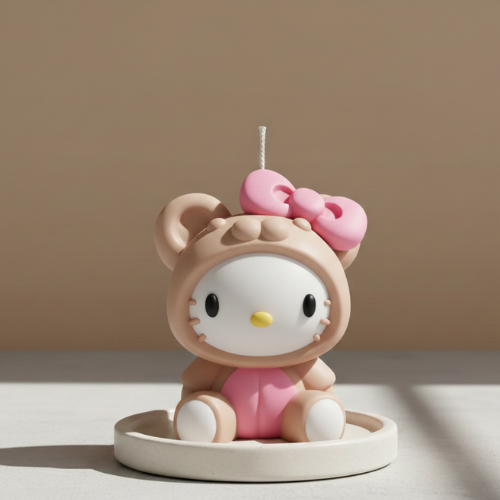 Kitty Bear Candle Mould MB057