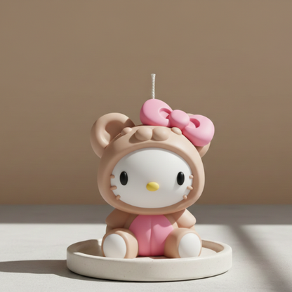 Kitty Bear Candle Mould MB057