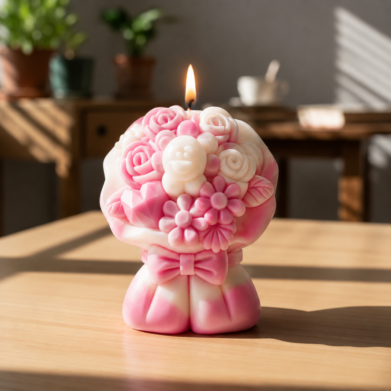 Flower Bouquet Candle Silicon Mould MB042