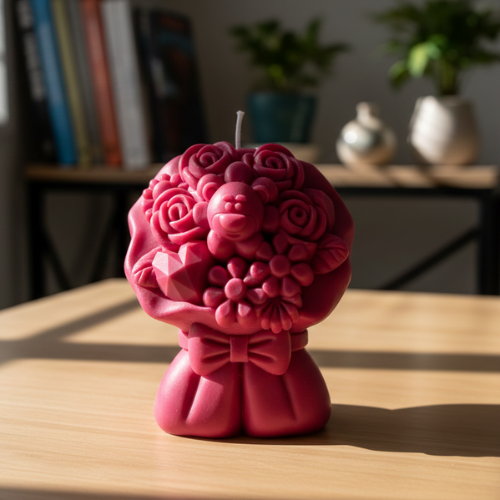Flower Bouquet Candle Silicon Mould MB042