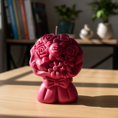 Flower Bouquet Candle Silicon Mould MB042