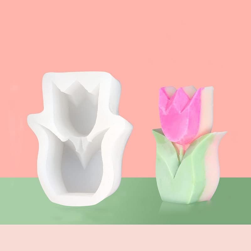 Elegant Tulip Candle Mold ADM001