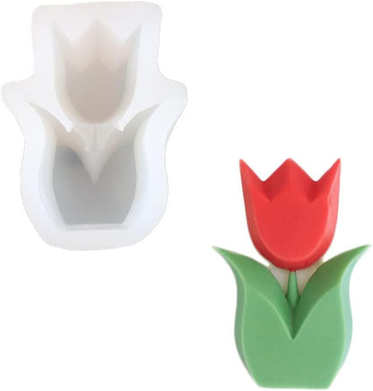 Elegant Tulip Candle Mold ADM001