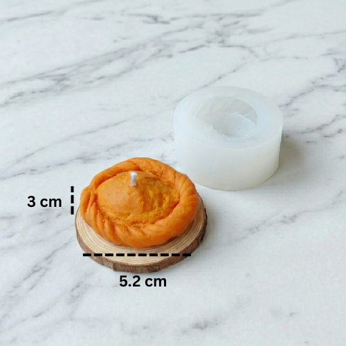 Round Gunjiya Candle Mould MB017