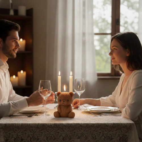 3D Cute Bear Mold MB066