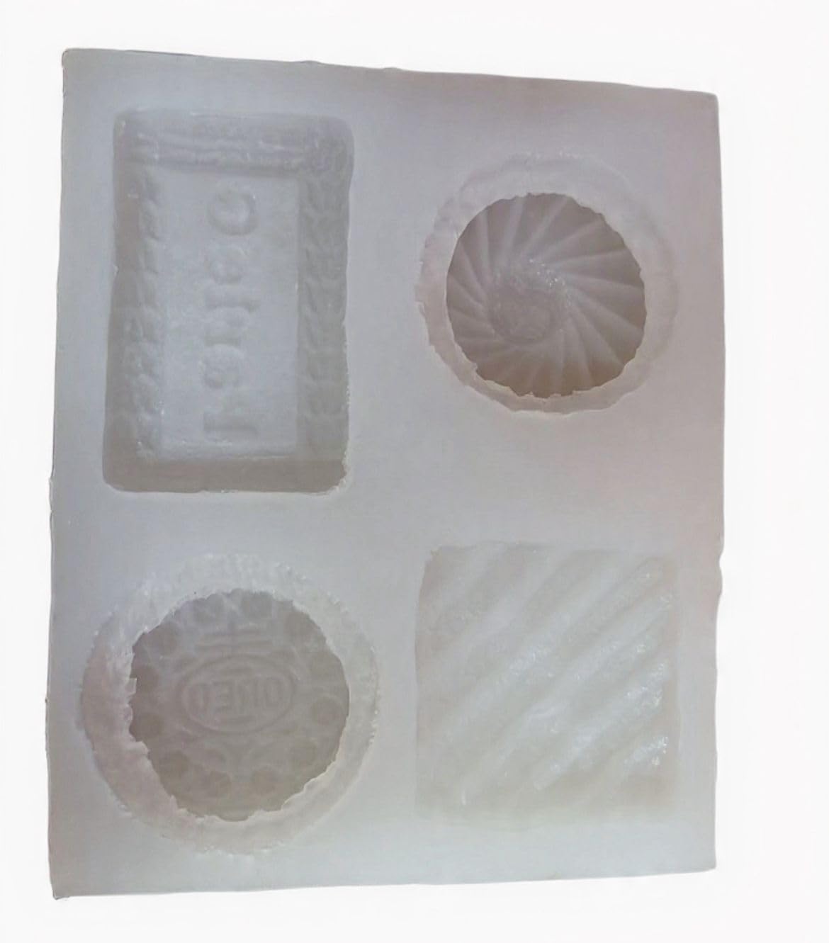 4 Cavity Different Shape Biscuit Mold MB076