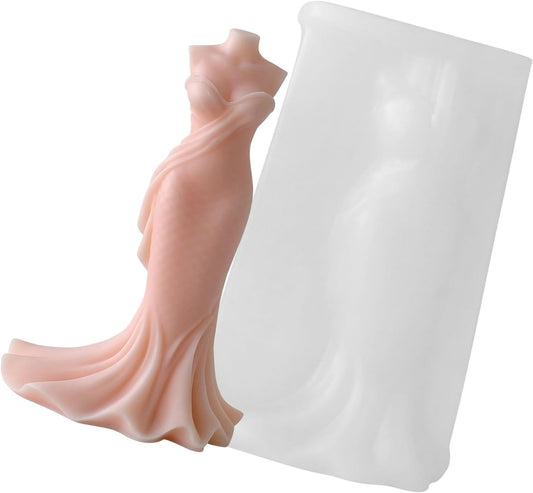 Girl  Party Wear Candle Mold MB089