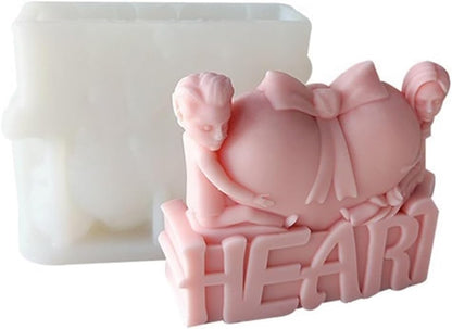 Couple with Heart Mold MB145