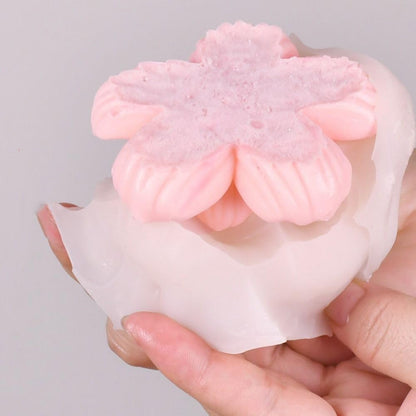 3D Lotus Candle Mold MB143