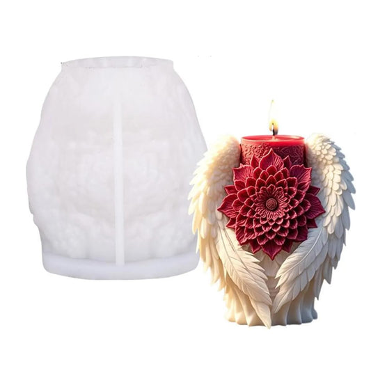 Wings Pillar Shape Silicone Mold MB110