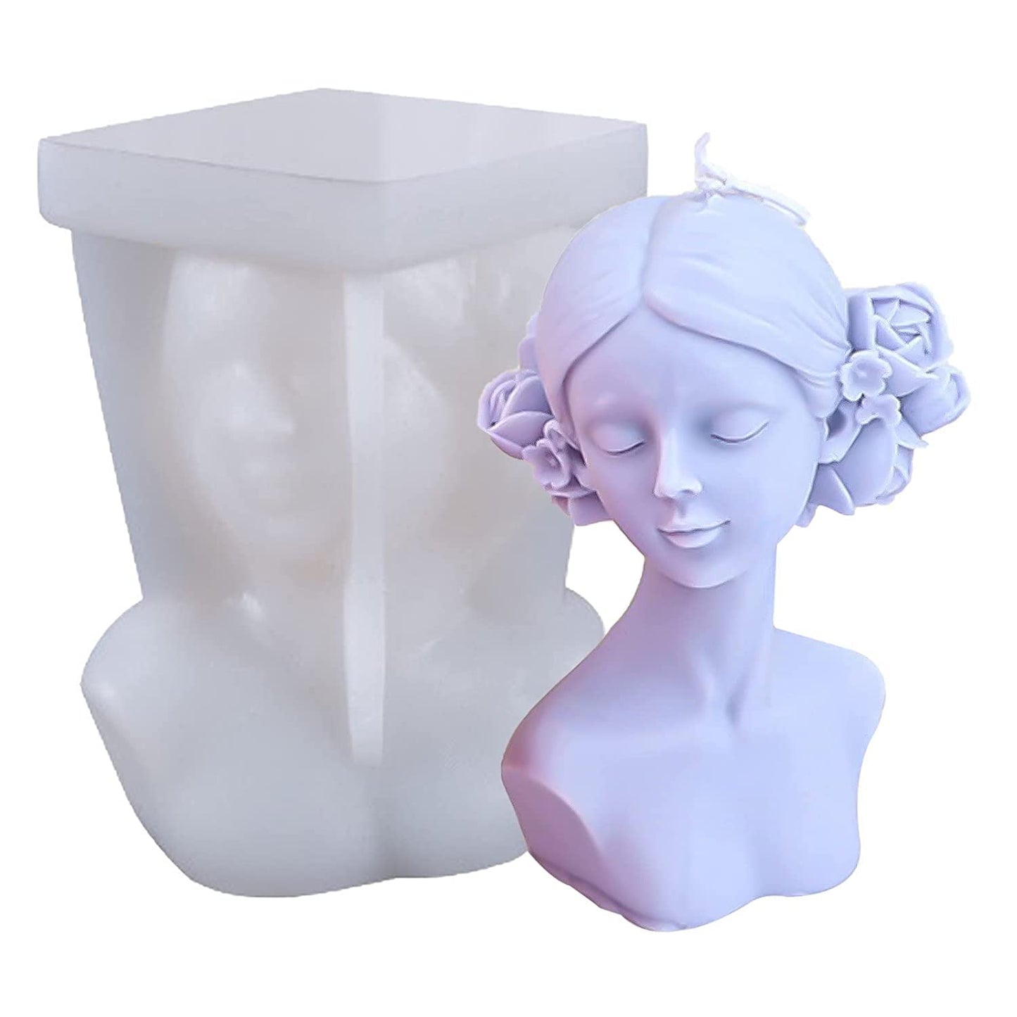 Girl Silicone Candle Mold MB167
