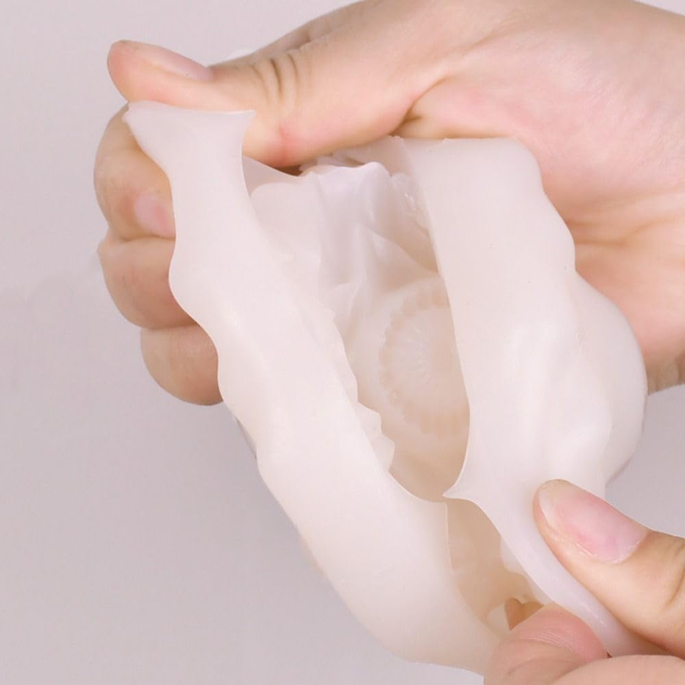 3D Lotus Candle Mold MB143