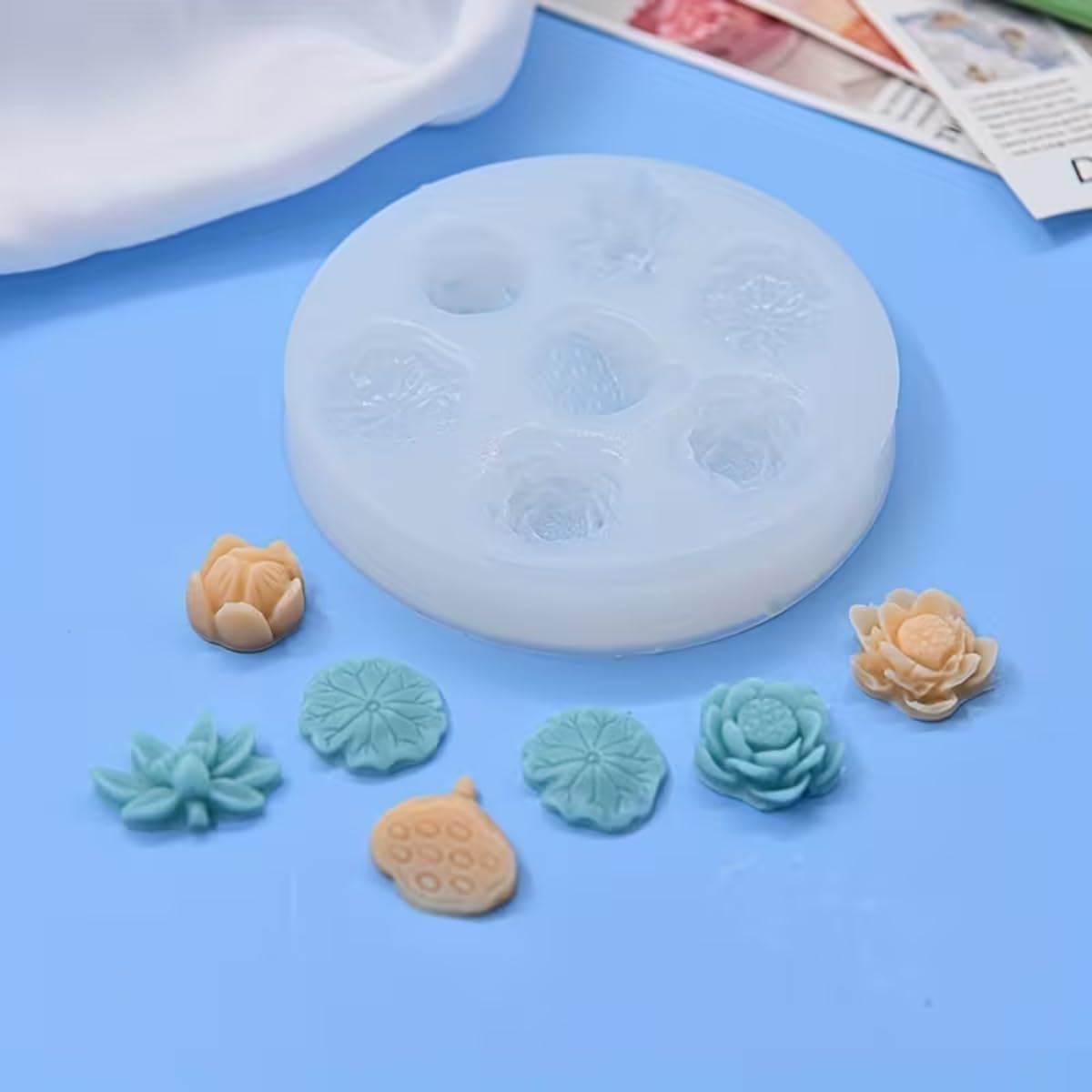 lotus Pond Flower Mould CD007