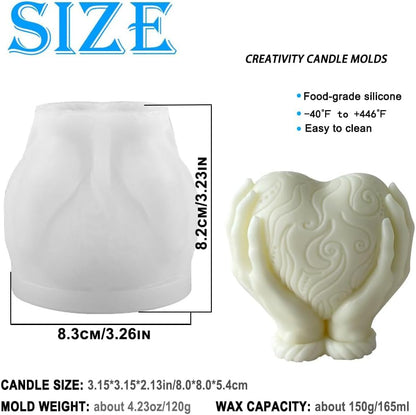 Heart On Hand Silicon Mold MB189