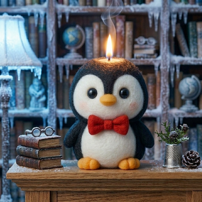 Penguin Siilicon Candle Mould MB067