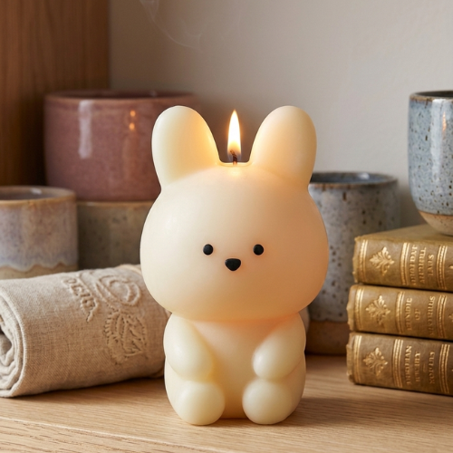 Rabbit Candle SIlicon Mould MB033