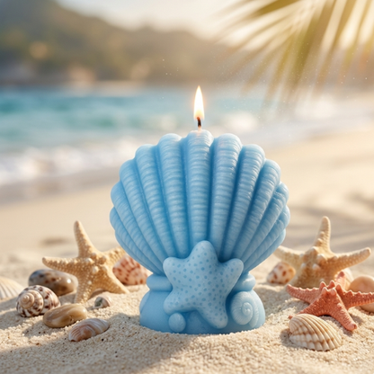 Ocean Shell Candle Silicon Mould MB082