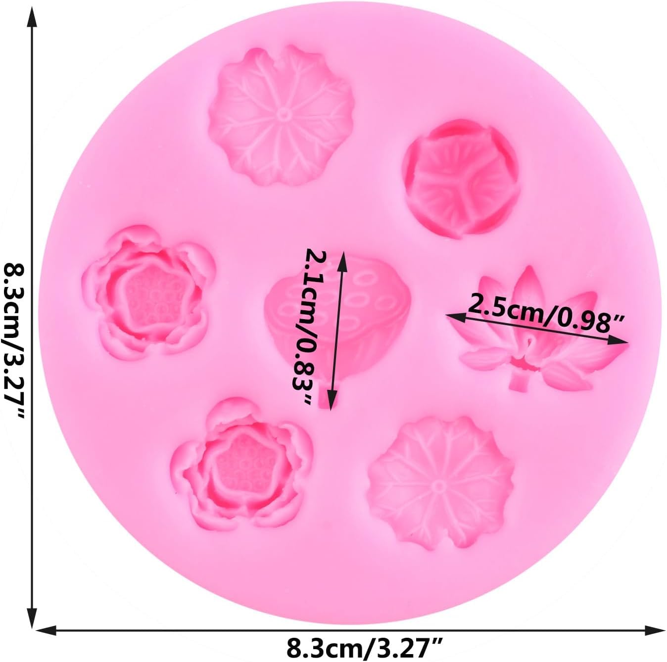 lotus Pond Flower Mould CD007