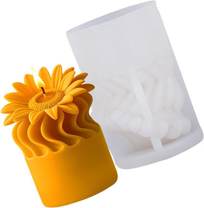 Sunflower Pillar Mold MB109
