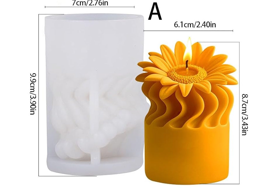 Sunflower Pillar Mold MB109