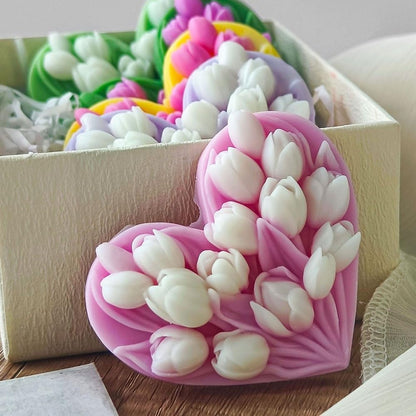 Heart Flower Mold MB072