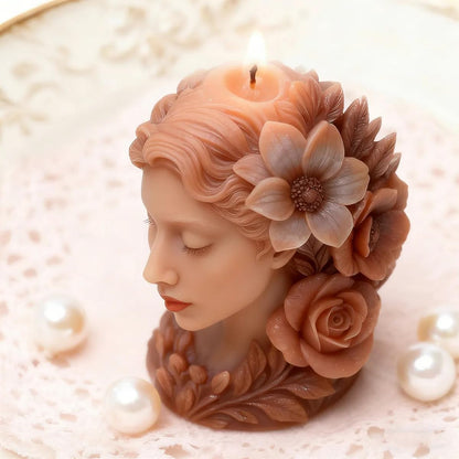 Flower Girl Candle Mold MB093