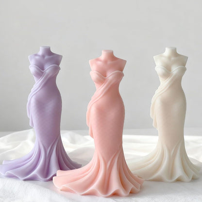 Girl  Party Wear Candle Mold MB089