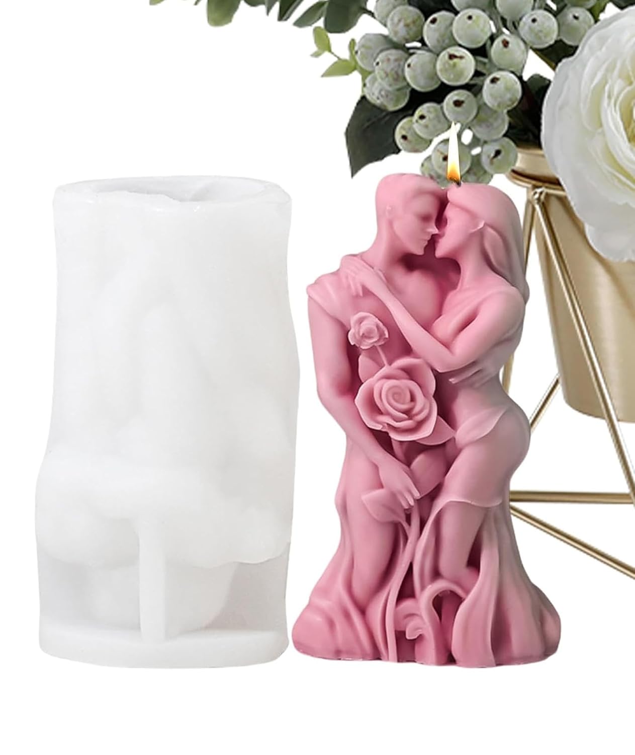 Love Couple Candle Mold II MB120