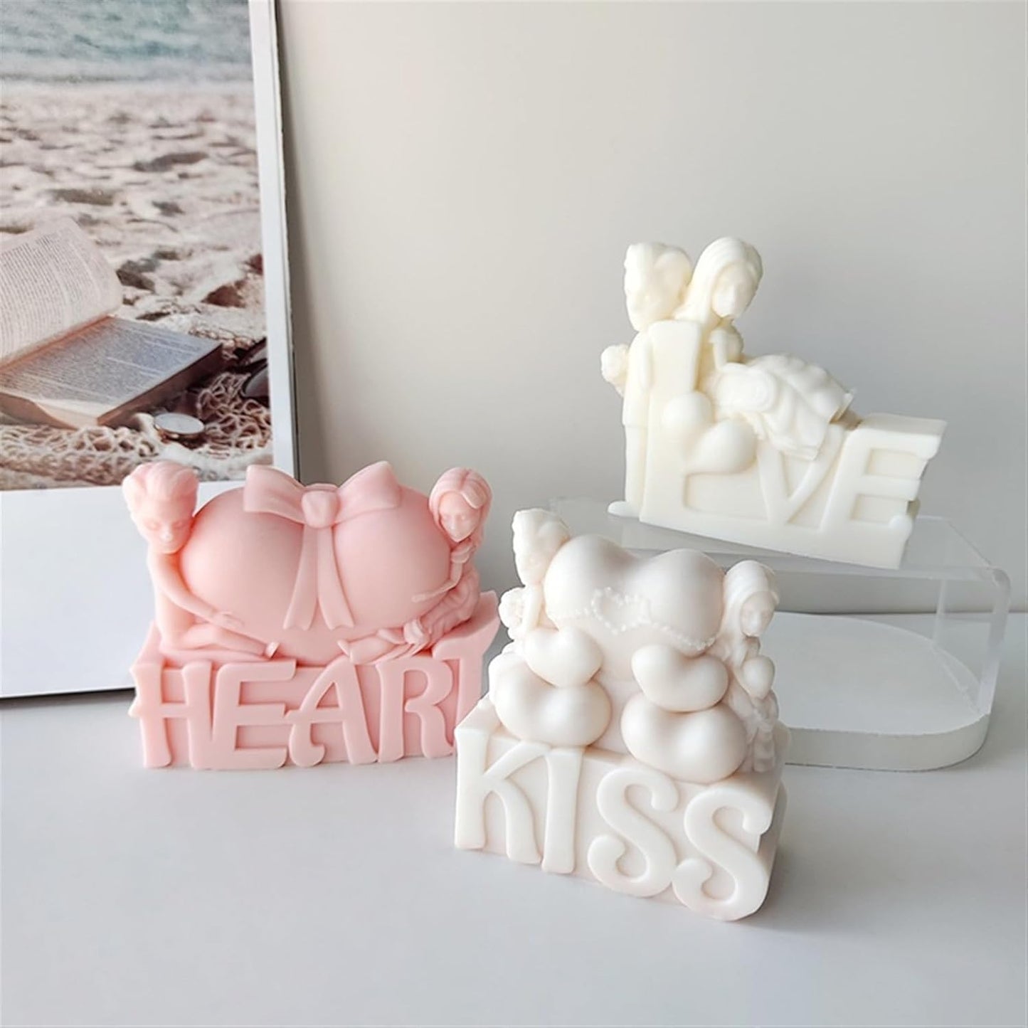 Couple with Heart Mold MB145