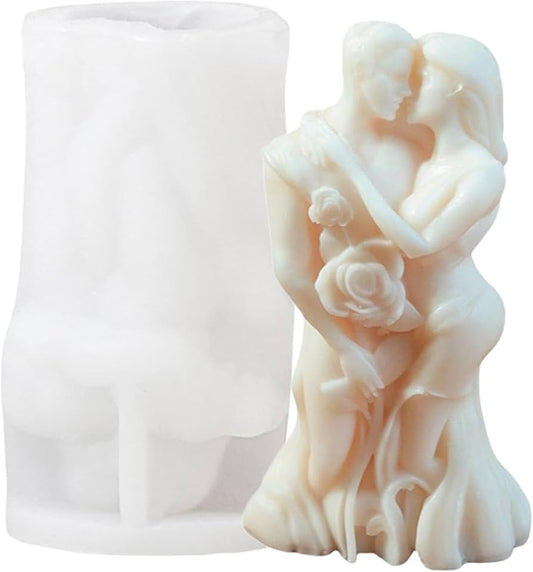 Couple Hugging Human Body Mold MB118