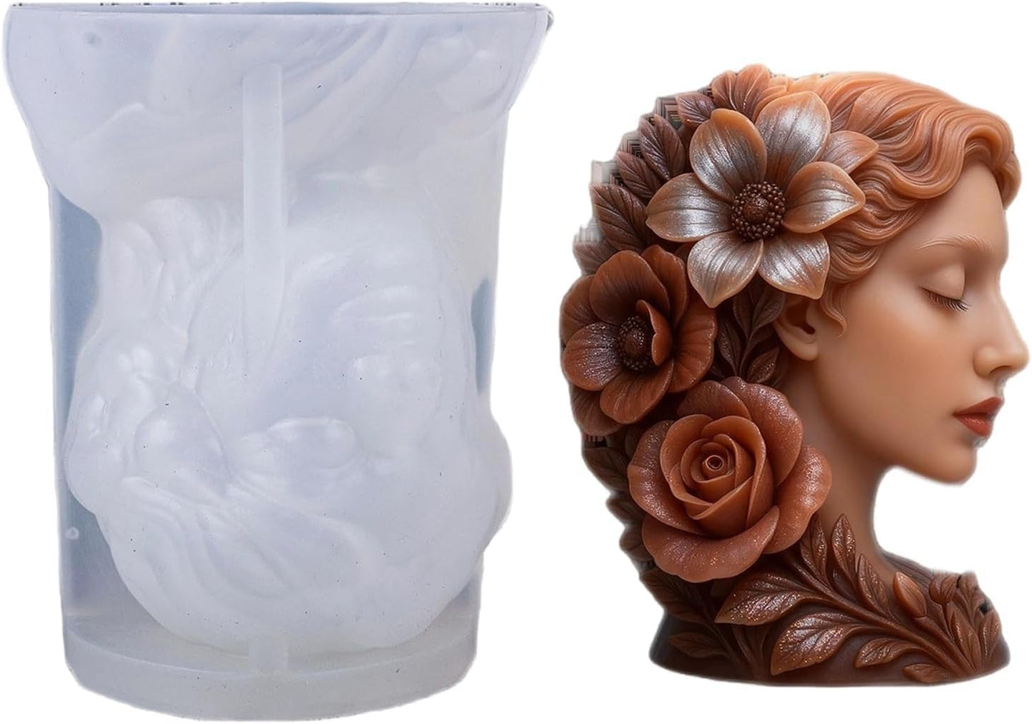 Flower Girl Candle Mold MB093