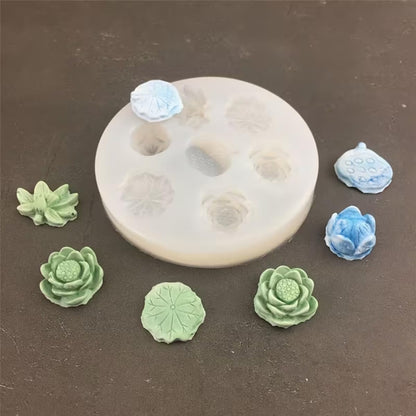 lotus Pond Flower Mould CD007