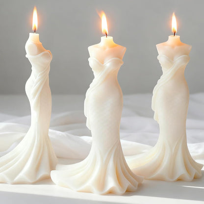 Girl  Party Wear Candle Mold MB089